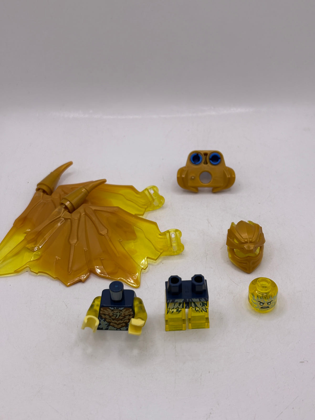 Lego Ninjago Crystalized Minifigure Jay Golden Dragon 71768 njo0755 image 5