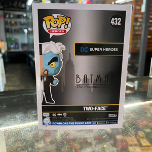 Funko Pop! Heroes Batman The Animated Series Two-Face #432 FRENLY BRICKS - Open 7 Days