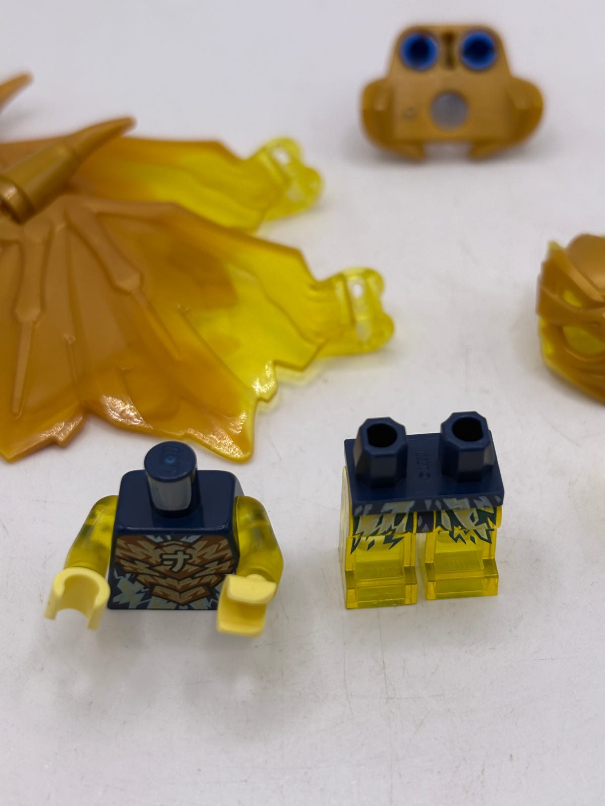 Lego Ninjago Crystalized Minifigure Jay Golden Dragon 71768 njo0755 image 6