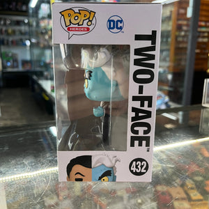 Funko Pop! Heroes Batman The Animated Series Two-Face #432 FRENLY BRICKS - Open 7 Days