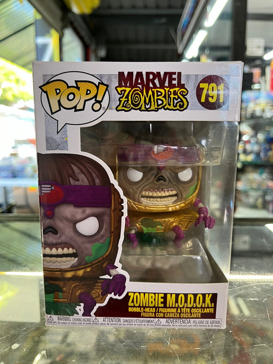 Funko Pop! Vinyl: Marvel - Zombie M.O.D.O.K #791 FRENLY BRICKS - Open 7 Days
