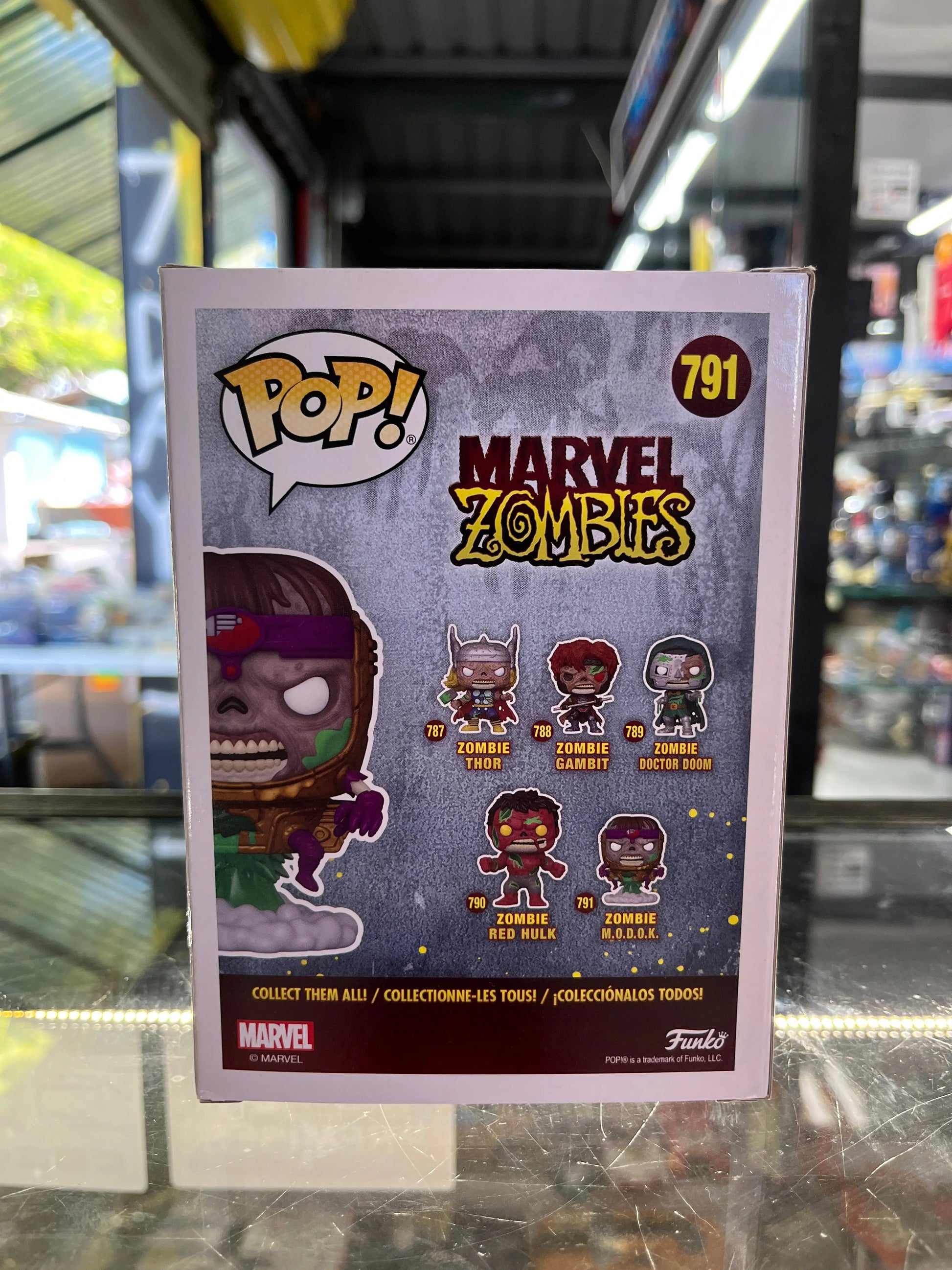 Funko Pop! Vinyl: Marvel - Zombie M.O.D.O.K #791 FRENLY BRICKS - Open 7 Days