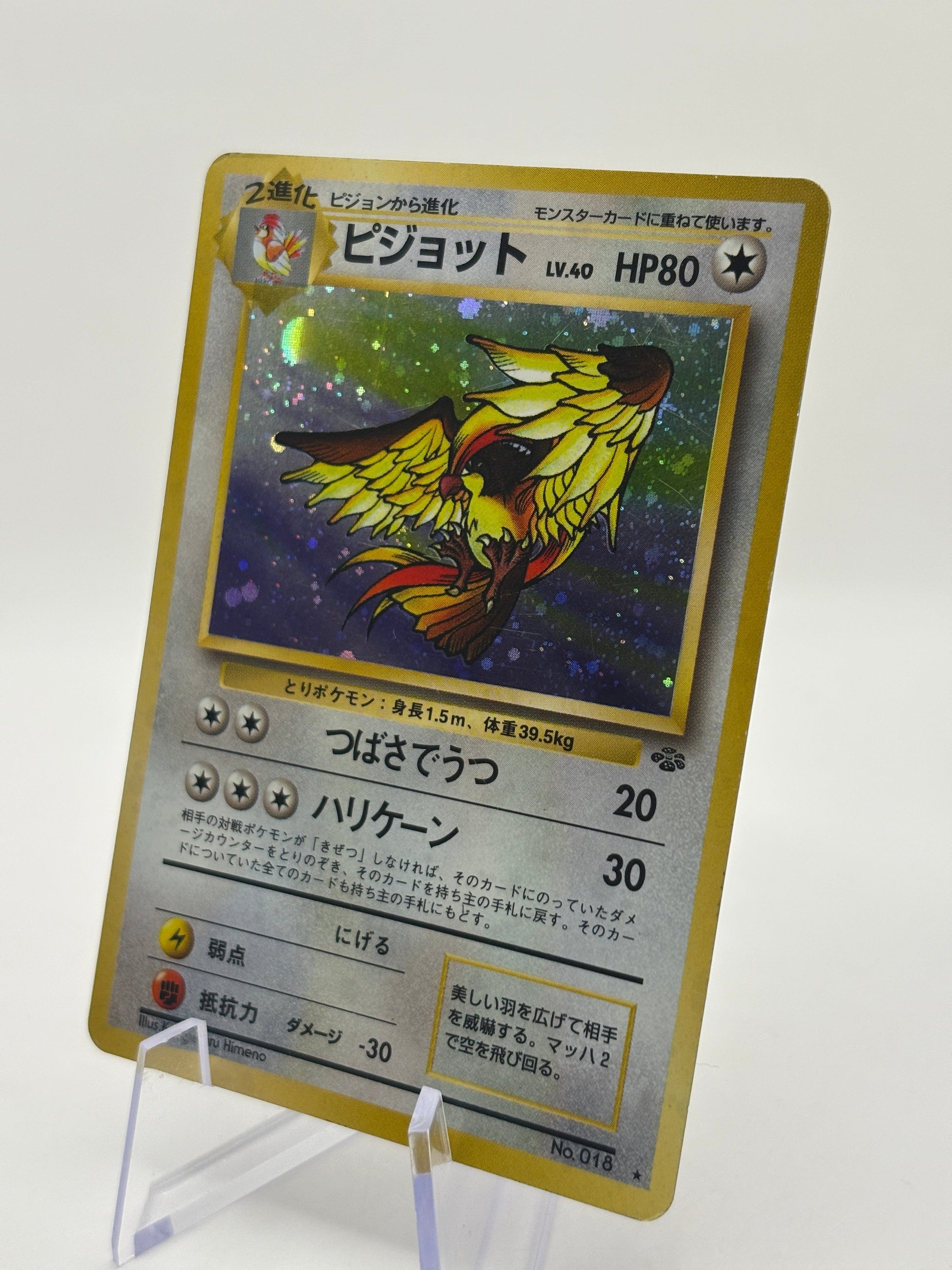 Pokemon TCG Jungle - Pidgeot #016 Holo Rare Heavily Played FRENLY BRICKS - Open 7 Days