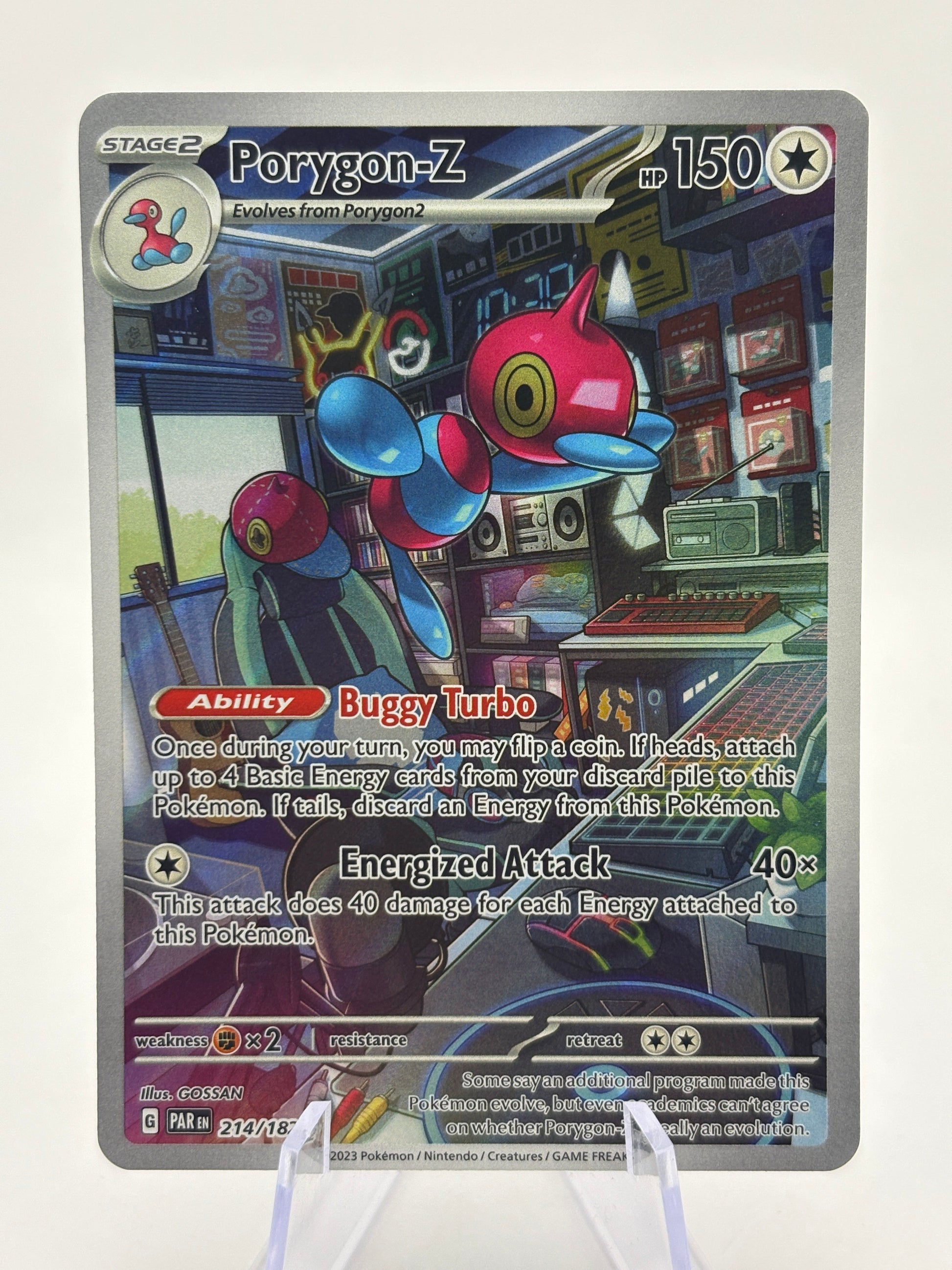 Pokemon TCG Paradox Rift - Proygon-Z 214/182 Illustration Rare NM FRENLY BRICKS - Open 7 Days