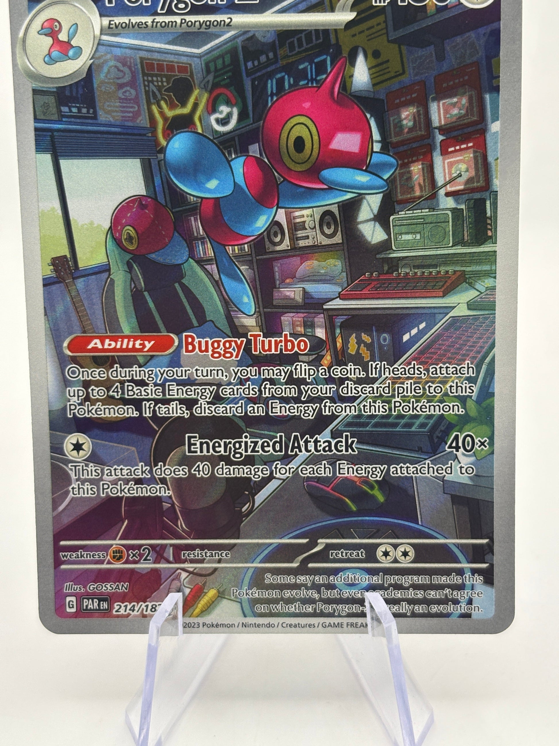 Pokemon TCG Paradox Rift - Proygon-Z 214/182 Illustration Rare NM FRENLY BRICKS - Open 7 Days