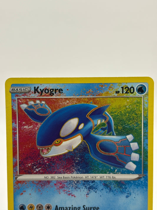 Pokemon TCG Shining Fates - Kyogre 021/072 Amazing Rare Holo LP FRENLY BRICKS - Open 7 Days