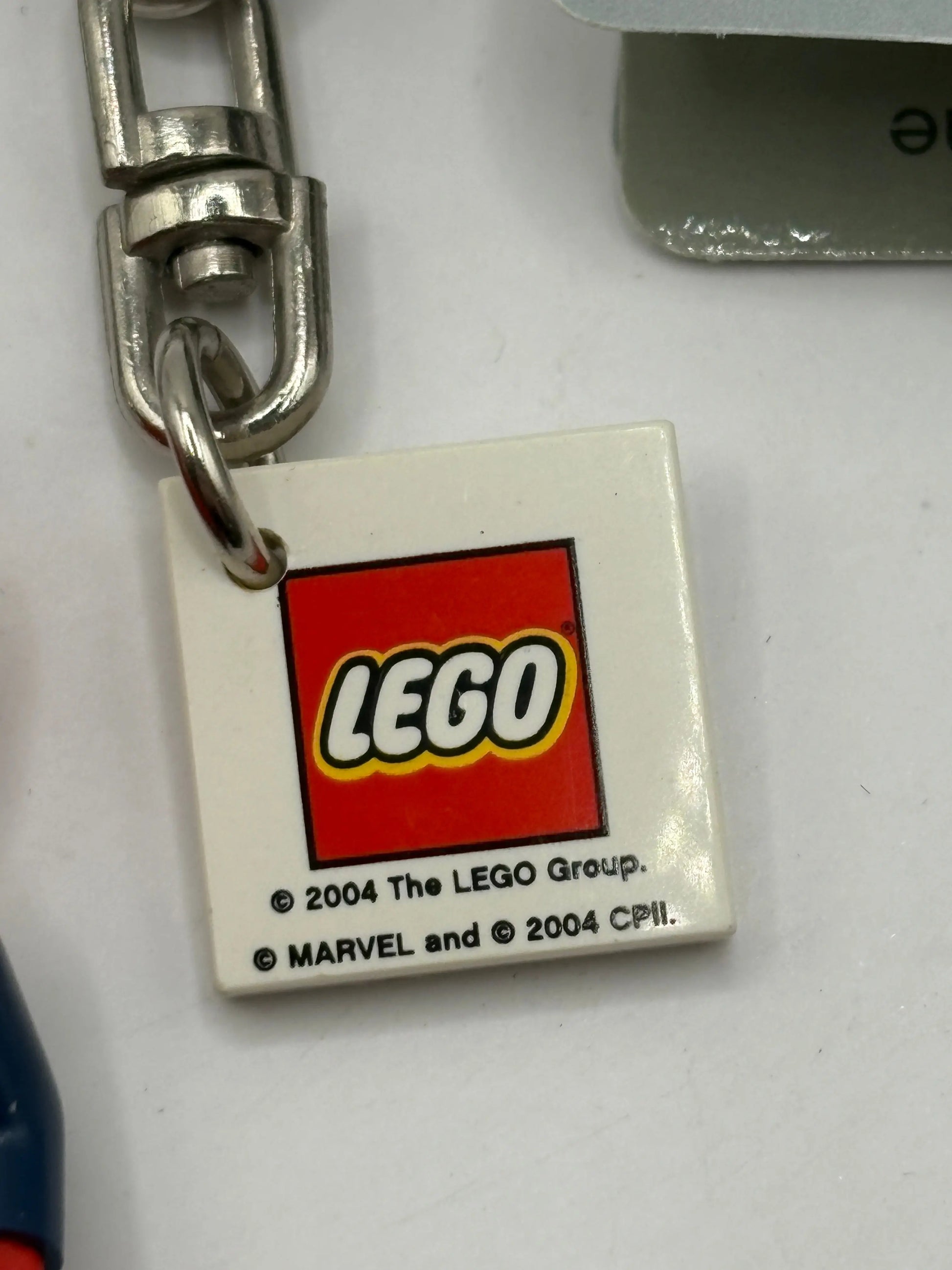 Lego Spider-Man Keychain Minifigure Spider-Man 851027 2004 RARE FRENLY BRICKS - Open 7 Days