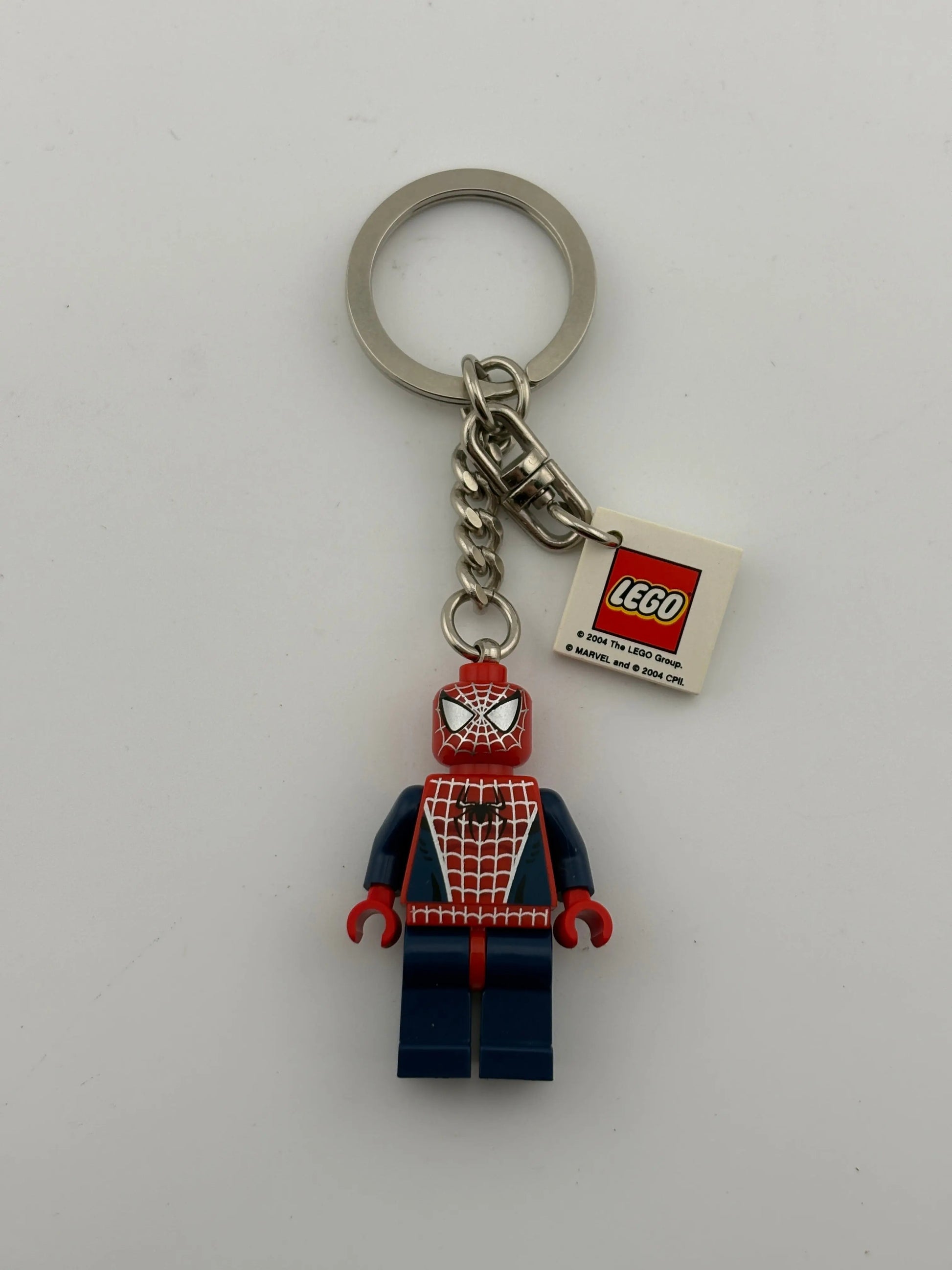 Lego Spider-Man Keychain Minifigure Spider-Man 851027 2004 RARE FRENLY BRICKS - Open 7 Days