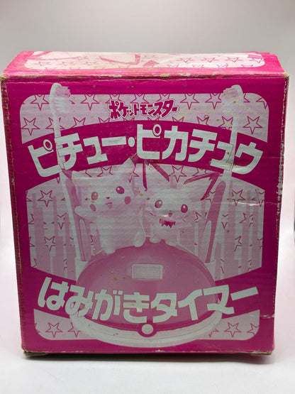 Vintage Pokemon Pikachu & Pichu Toothbrush Timer Damaged Box FRENLY BRICKS - Open 7 Days
