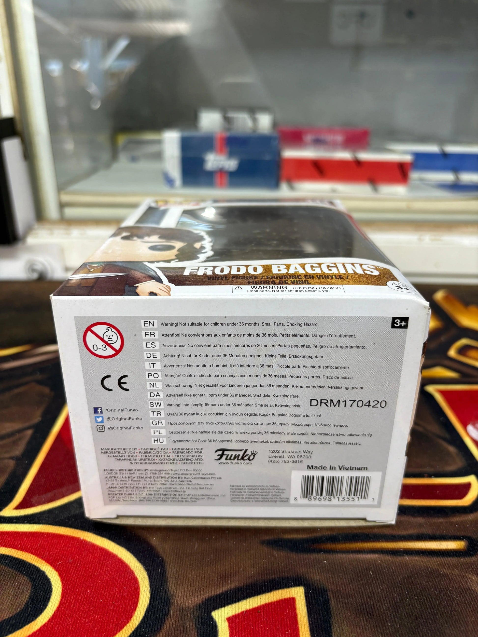 Funko Pop! Vinyl - Frodo Baggins #444 - The Lord of the Rings FRENLY BRICKS - Open 7 Days