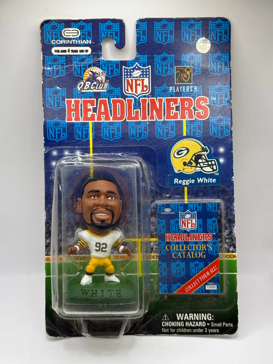 1997 Reggie White Green Bay Packers Corinthian Headliners NFL Action Figure FRENLY BRICKS - Open 7 Days