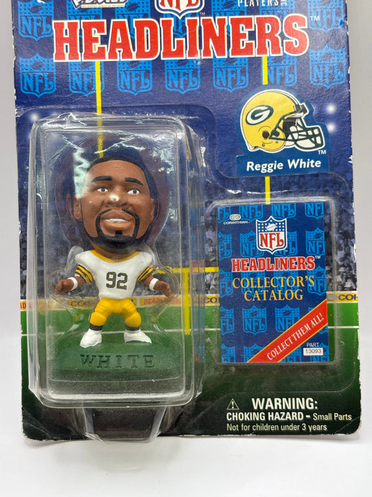 1997 Reggie White Green Bay Packers Corinthian Headliners NFL Action Figure FRENLY BRICKS - Open 7 Days