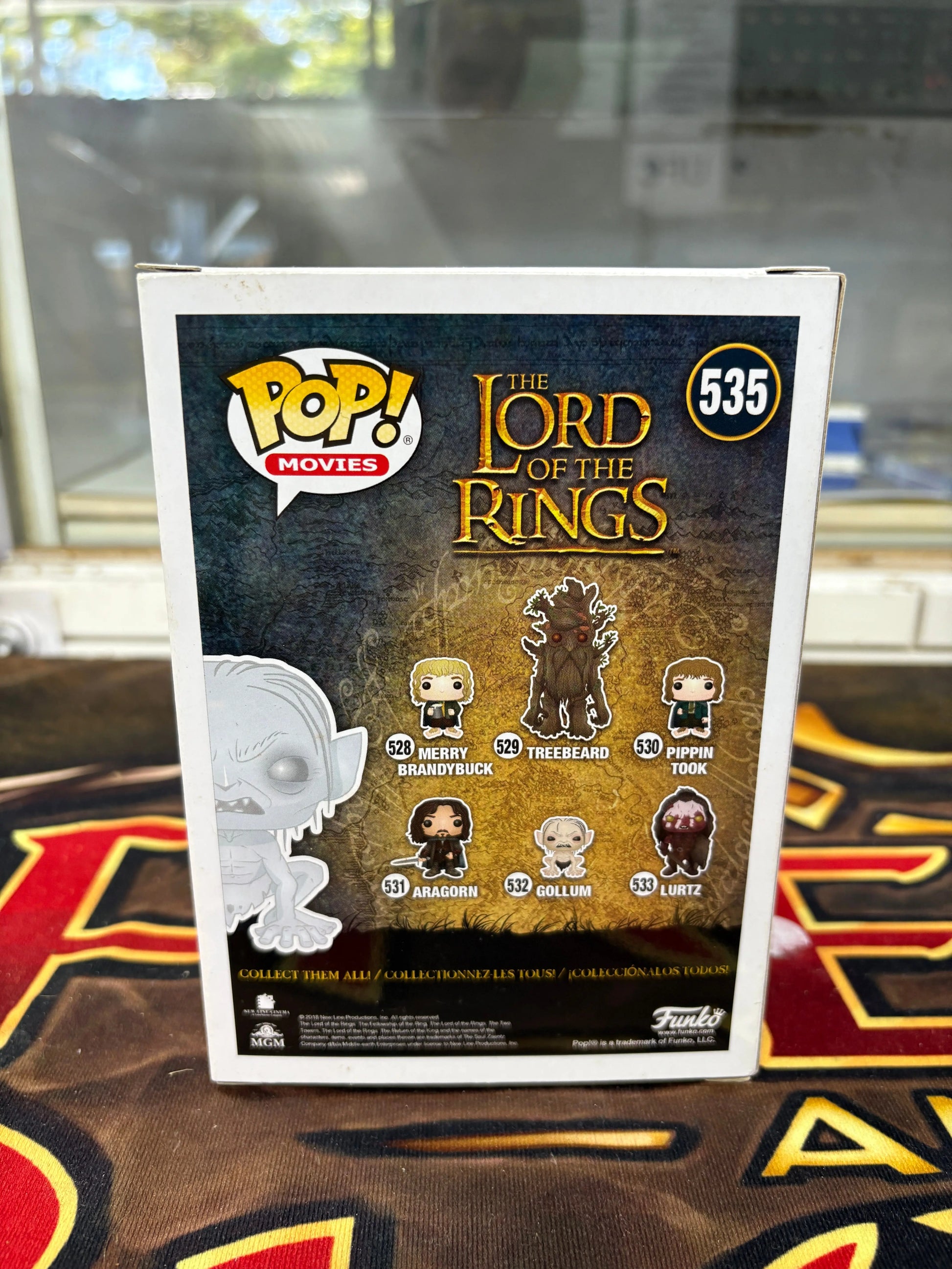 Funko Pop! Movies Lord of the Rings Gollum Invisible #535 FRENLY BRICKS - Open 7 Days
