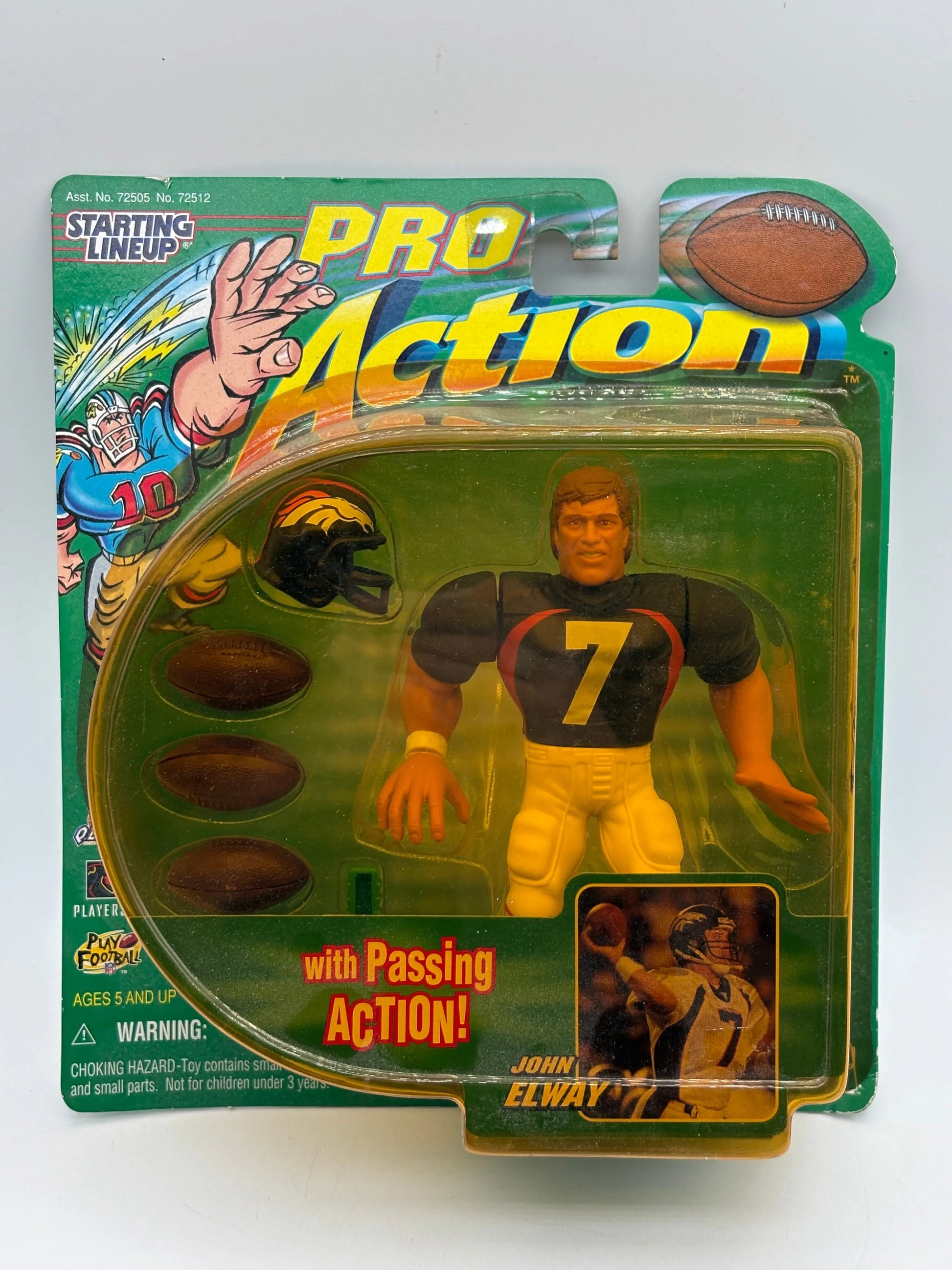 1999 John Elway Broncos Pro Action Figure Starting Lineup FRENLY BRICKS - Open 7 Days