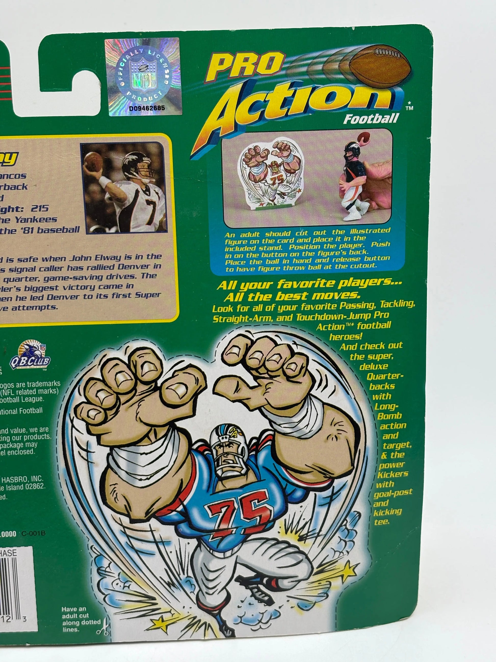 1999 John Elway Broncos Pro Action Figure Starting Lineup FRENLY BRICKS - Open 7 Days