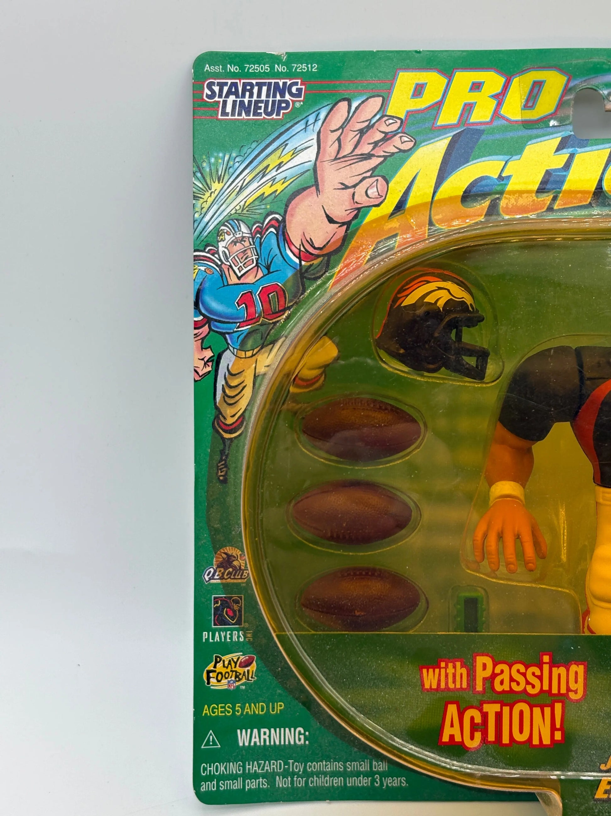 1999 John Elway Broncos Pro Action Figure Starting Lineup FRENLY BRICKS - Open 7 Days