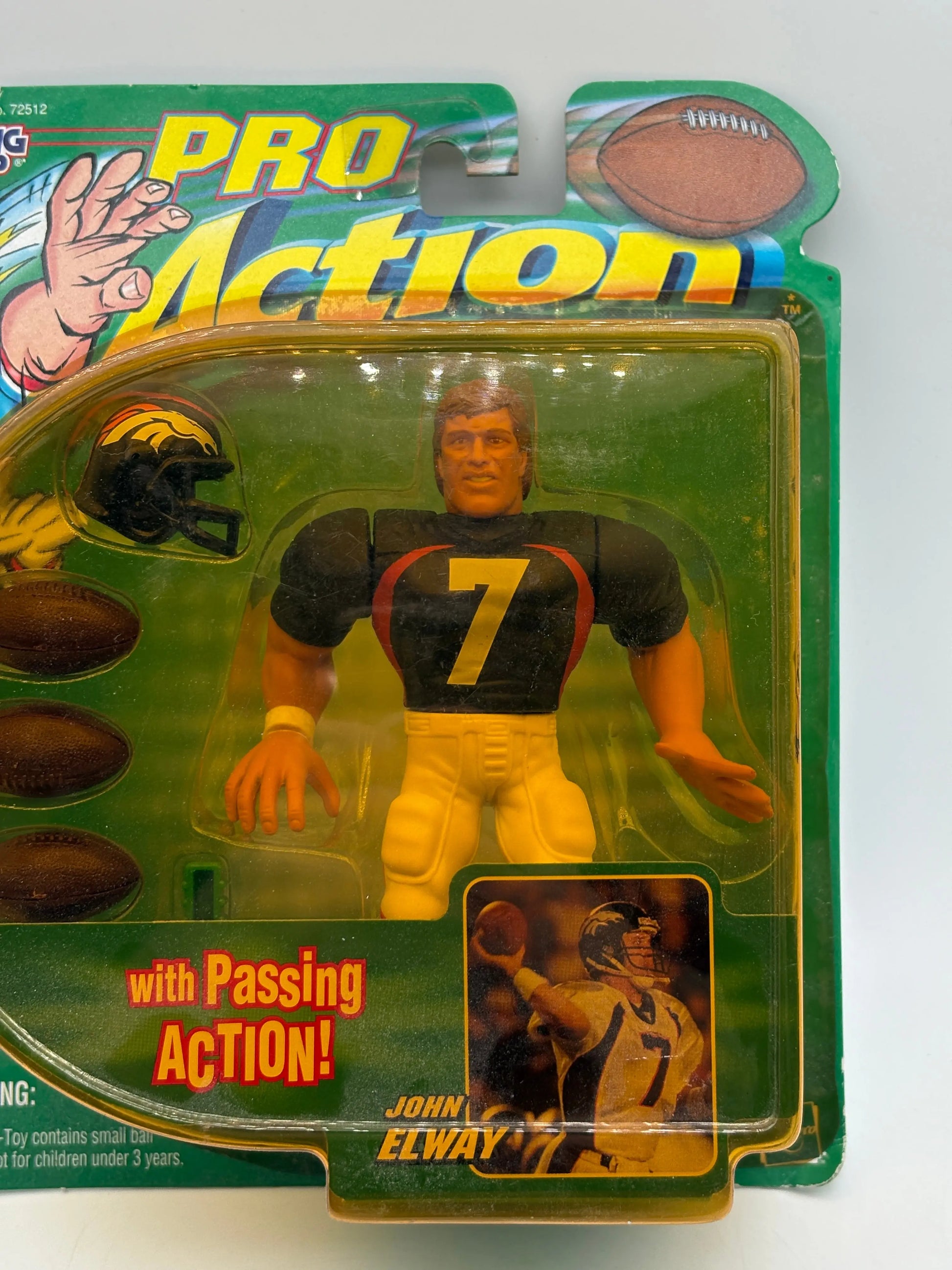 1999 John Elway Broncos Pro Action Figure Starting Lineup FRENLY BRICKS - Open 7 Days