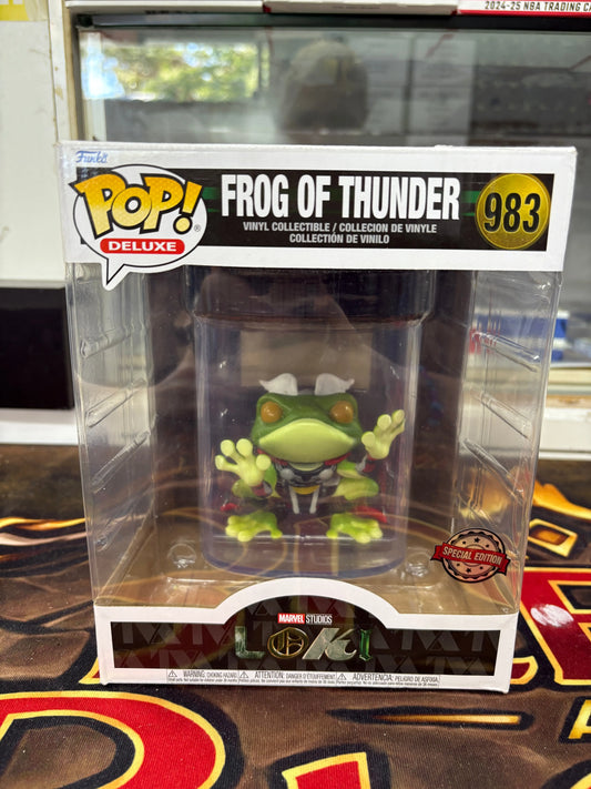 Marvel Loki: Frog Of Thunder Deluxe Pop! Vinyl #983 FRENLY BRICKS - Open 7 Days