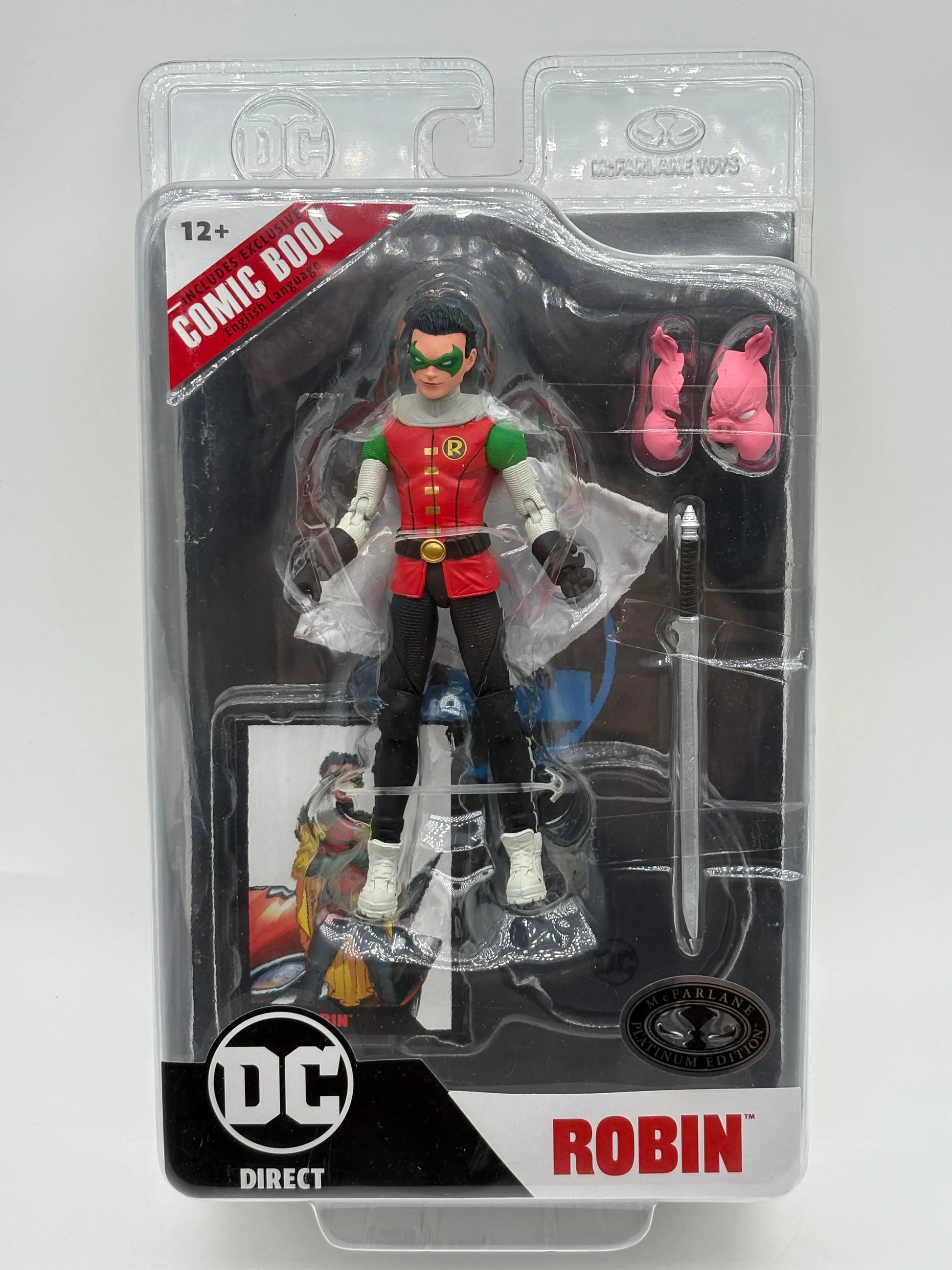 DC Direct Page Punchers Batman Reborn 7" Damian Wayne Robin with Comic PLATINUM FRENLY BRICKS - Open 7 Days