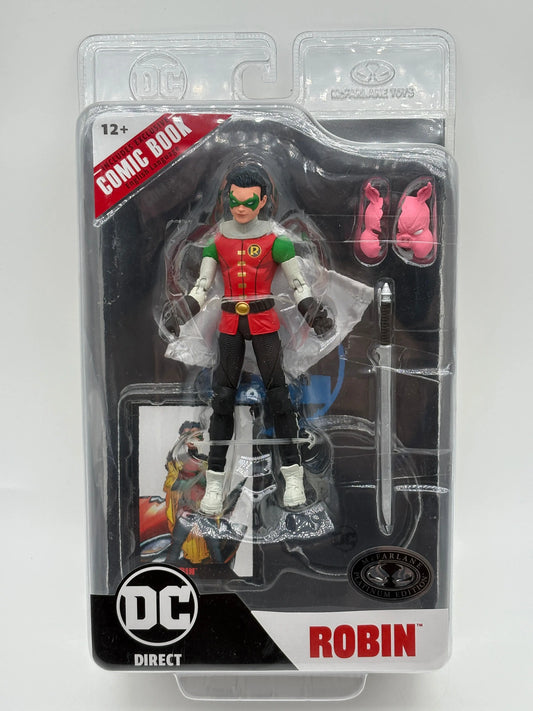 DC Direct Page Punchers Batman Reborn 7" Damian Wayne Robin with Comic PLATINUM FRENLY BRICKS - Open 7 Days