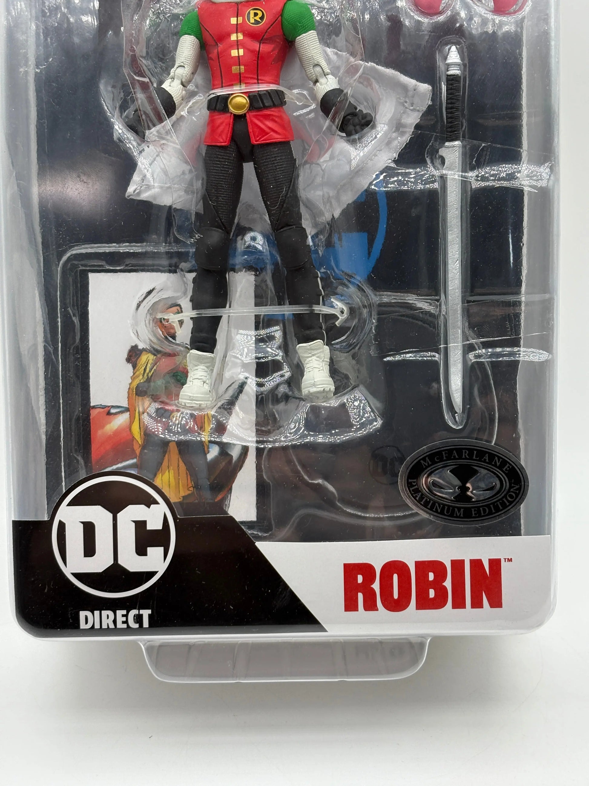 DC Direct Page Punchers Batman Reborn 7" Damian Wayne Robin with Comic PLATINUM FRENLY BRICKS - Open 7 Days