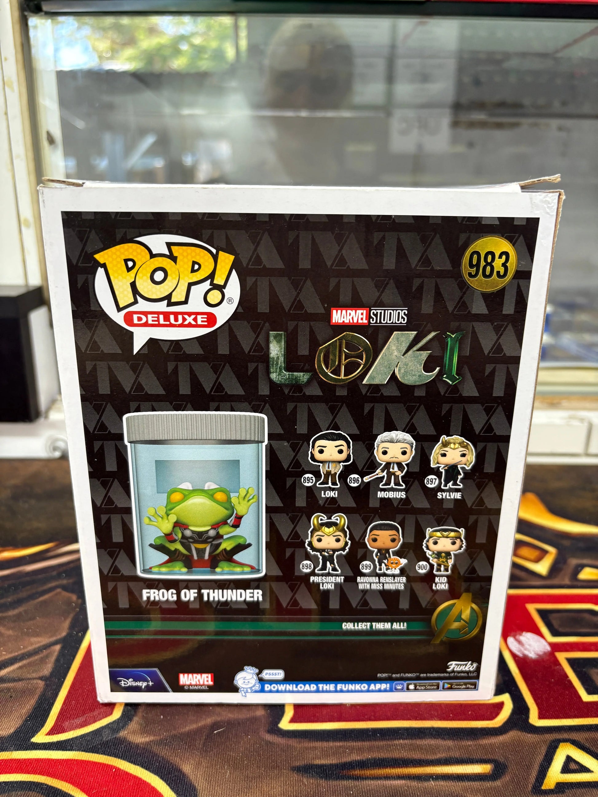 Marvel Loki: Frog Of Thunder Deluxe Pop! Vinyl #983 FRENLY BRICKS - Open 7 Days