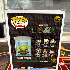 Marvel Loki: Frog Of Thunder Deluxe Pop! Vinyl #983 FRENLY BRICKS - Open 7 Days