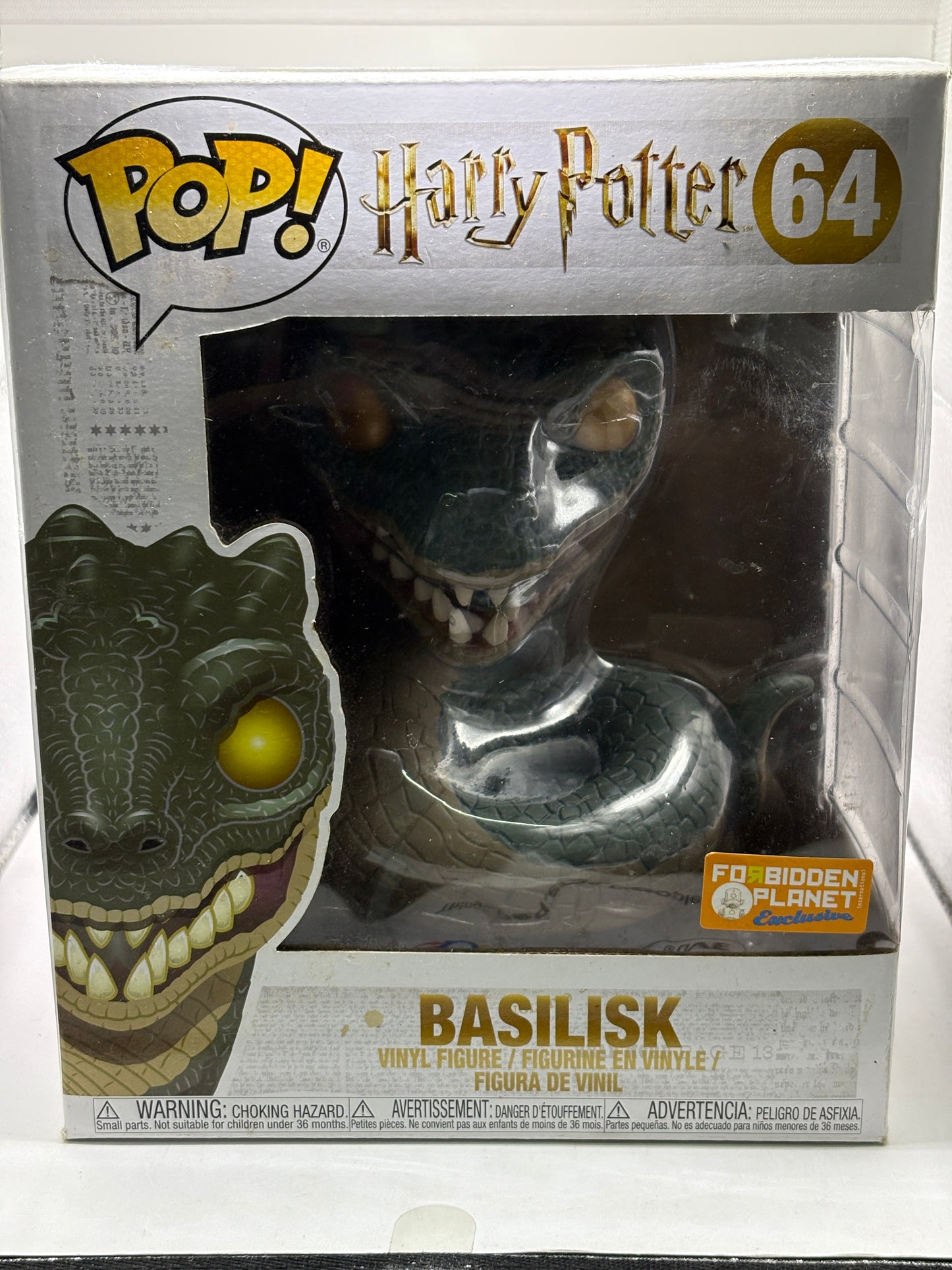 Funko POP! Harry Potter #64 Basilisk Forbidden Planet Exclusive FRENLY BRICKS - Open 7 Days