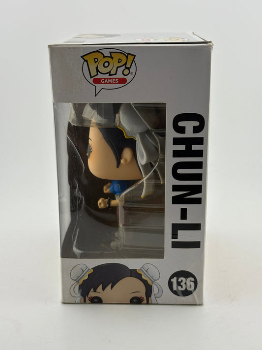 Funko POP! Games Street Fighter #136 Chun-Li Vinyl Figure *Box Damage* FRENLY BRICKS - Open 7 Days