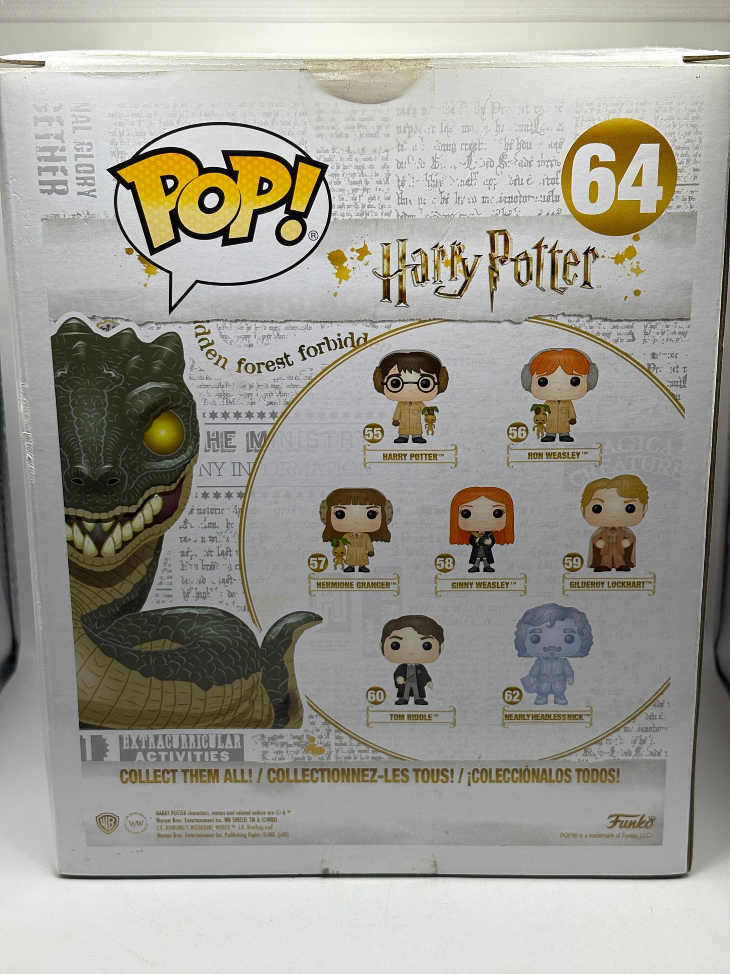 Funko POP! Harry Potter #64 Basilisk Forbidden Planet Exclusive FRENLY BRICKS - Open 7 Days