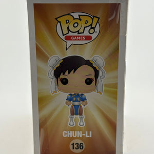 Funko POP! Games Street Fighter #136 Chun-Li Vinyl Figure *Box Damage* FRENLY BRICKS - Open 7 Days