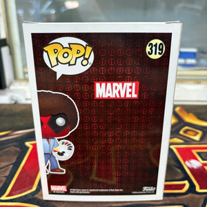 Funko Pop! Vinyl: Marvel - Deadpool as Bob Ross #319 FRENLY BRICKS - Open 7 Days