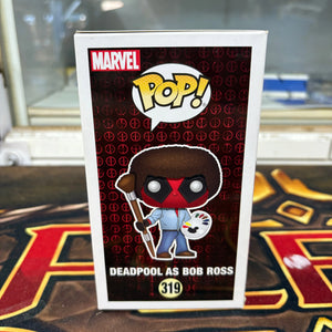 Funko Pop! Vinyl: Marvel - Deadpool as Bob Ross #319 FRENLY BRICKS - Open 7 Days