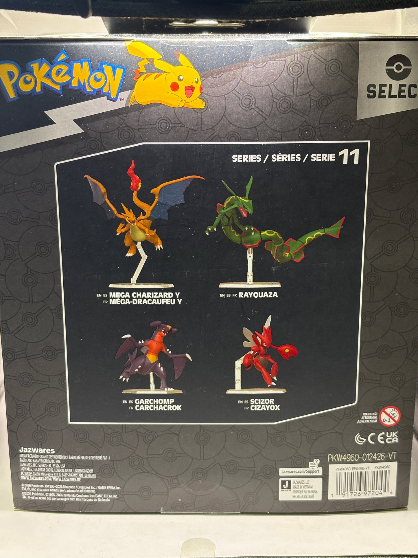 Pokemon Select Trainer Team Series Garchomp 6” Action Figure Sealed FRENLY BRICKS - Open 7 Days