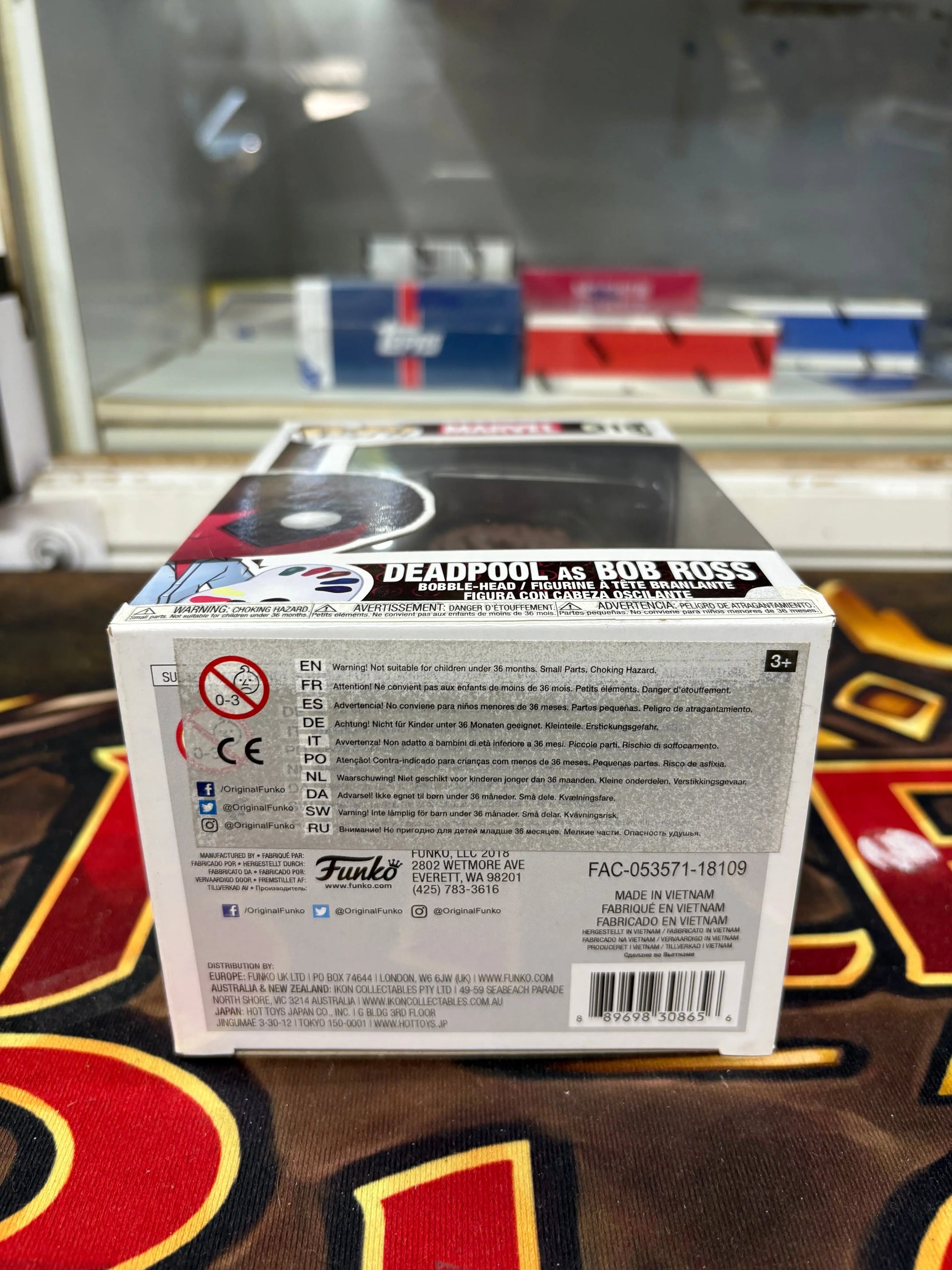 Funko Pop! Vinyl: Marvel - Deadpool as Bob Ross #319 FRENLY BRICKS - Open 7 Days