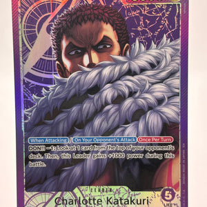 One Piece TCG - Charlotte Katakuri OP11-062 Leader Alternate Art Nm FRENLY BRICKS - Open 7 Days