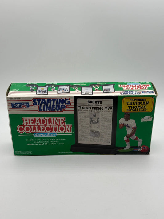 Football Figure - Thurman Thomas Starting Lineup Headline Collection 1992 FRENLY BRICKS - Open 7 Days