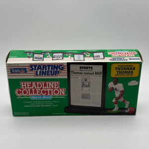 Football Figure - Thurman Thomas Starting Lineup Headline Collection 1992 FRENLY BRICKS - Open 7 Days
