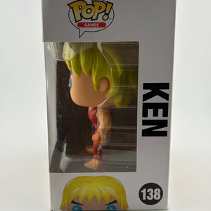 Funko POP! Games Street Fighter #138 Ken Vinyl Figure FRENLY BRICKS - Open 7 Days