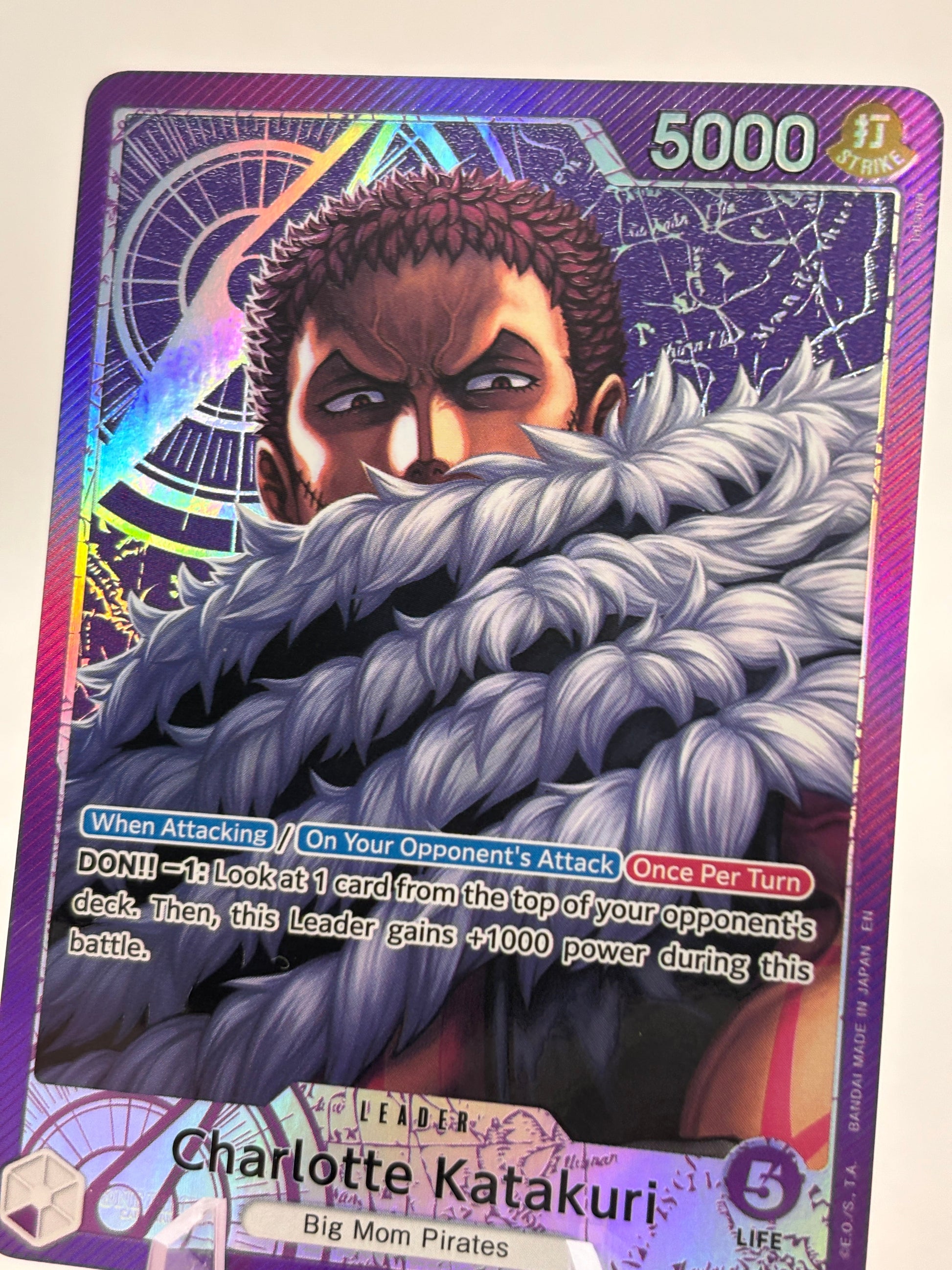 One Piece TCG - Charlotte Katakuri OP11-062 Leader Alternate Art Nm FRENLY BRICKS - Open 7 Days