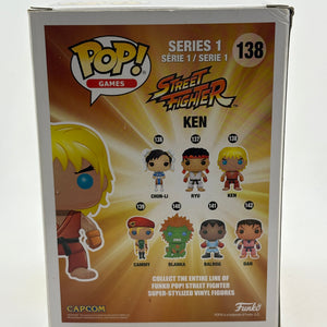 Funko POP! Games Street Fighter #138 Ken Vinyl Figure FRENLY BRICKS - Open 7 Days