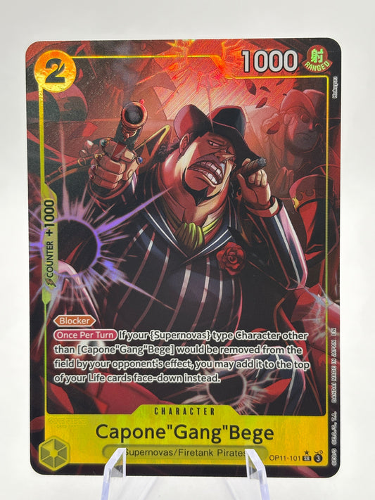 One Piece TCG - Capone “Gang” Bege OP11-101 SR Alternate Art NM FRENLY BRICKS - Open 7 Days