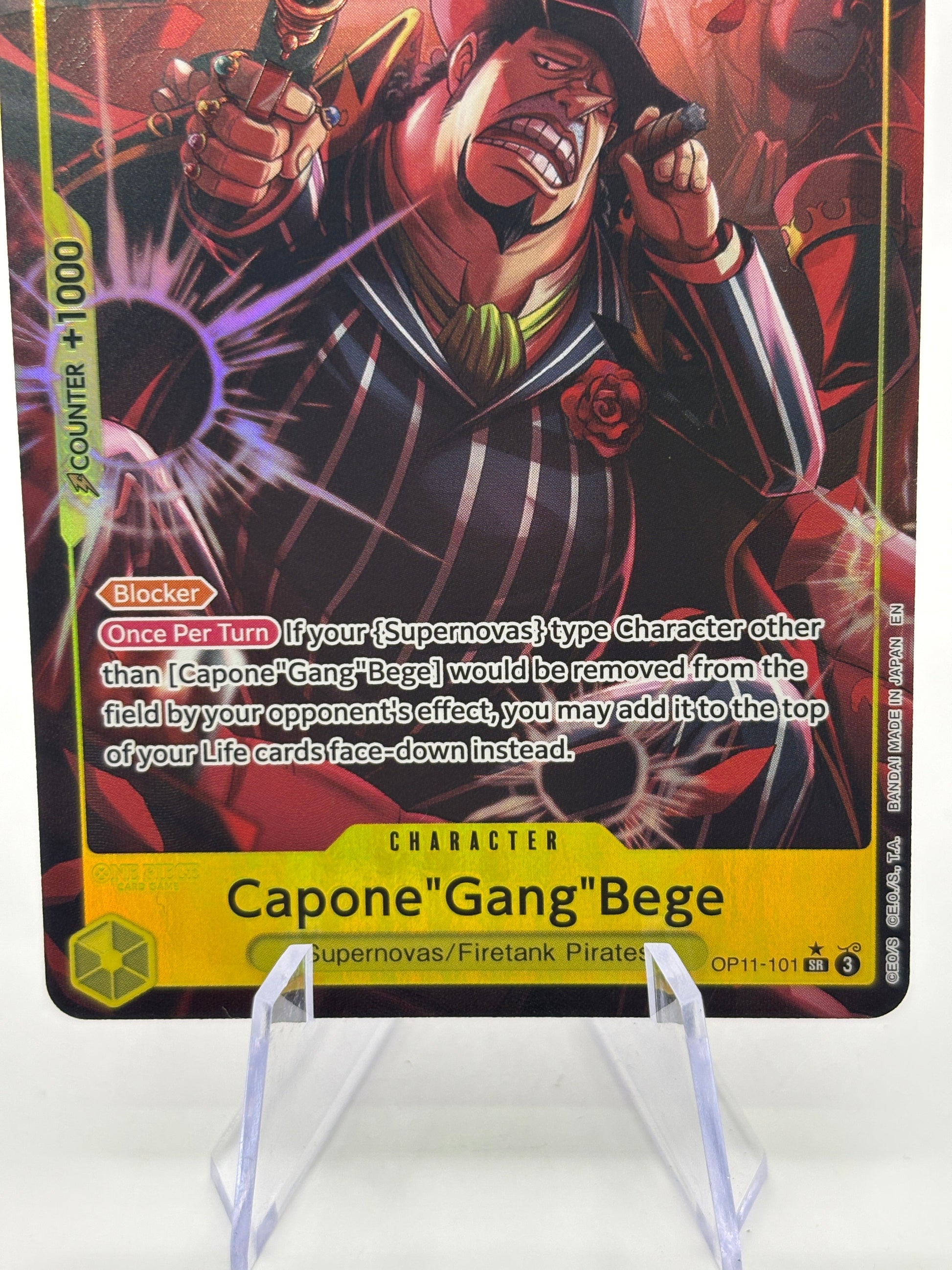 One Piece TCG - Capone “Gang” Bege OP11-101 SR Alternate Art NM FRENLY BRICKS - Open 7 Days