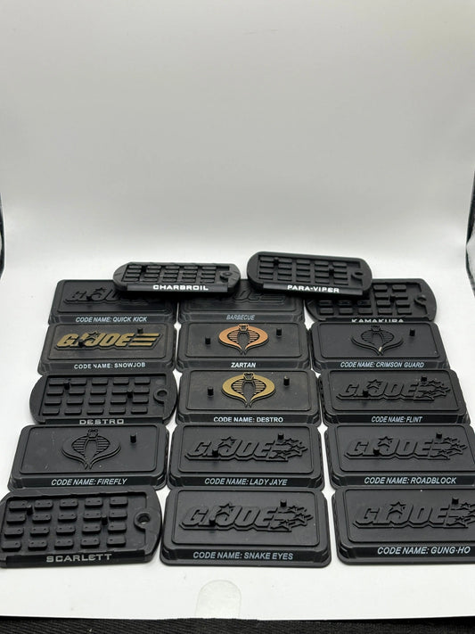 17 x G.I.Joe Action Figure Base Plate Stand Loose Bulk Lot Bundle FRENLY BRICKS - Open 7 Days