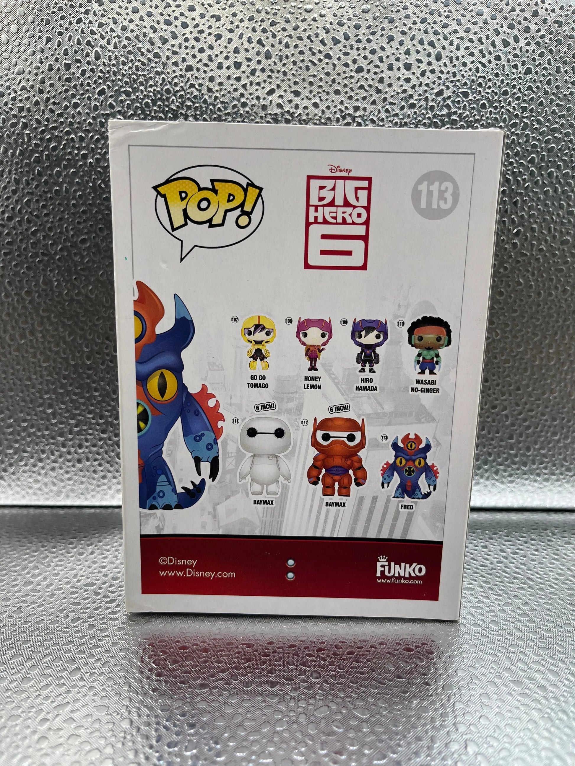 Funko POP Movies - Big Hero 6 - Fred #113 FRENLY BRICKS - Open 7 Days