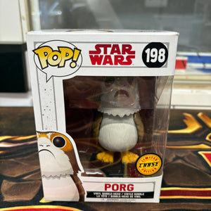 Funko Pop! Vinyl: Star Wars Porg #198 Action Figure Chase Edition FRENLY BRICKS - Open 7 Days