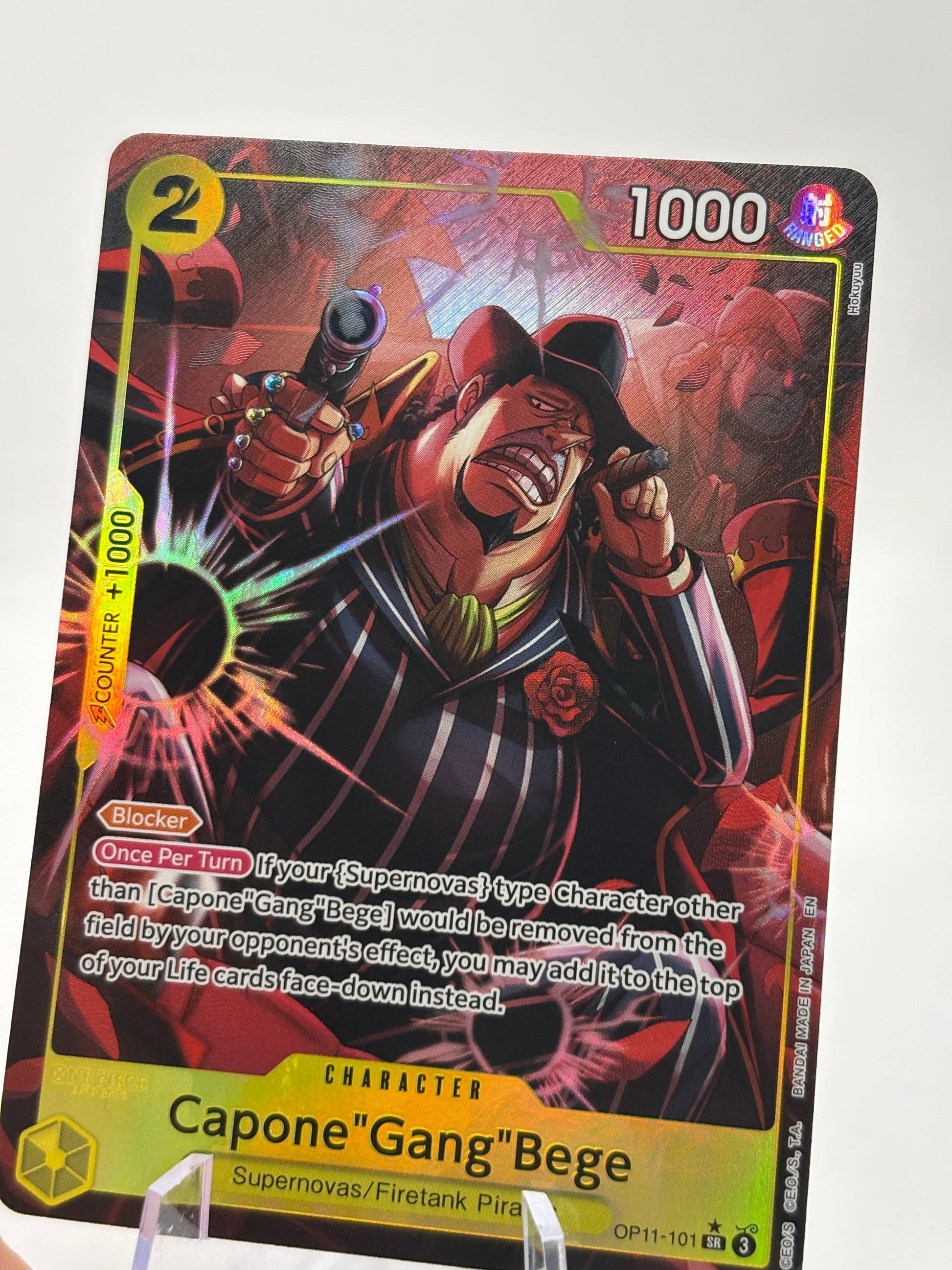 One Piece TCG - Capone “Gang” Bege OP11-101 SR Alternate Art NM FRENLY BRICKS - Open 7 Days