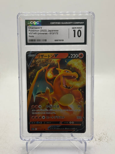 Pokemon Charizard V 013/172 CGC 10 Holo Japanese S12a Vstar Universe 2022