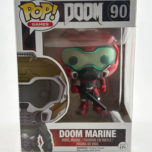 Funko POP! Games DOOM #90 Doom Marine (Red) Vinyl Figure FRENLY BRICKS - Open 7 Days