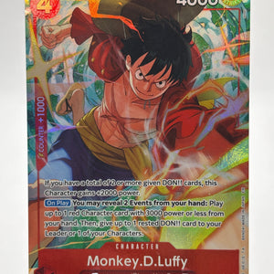 One Piece TCG - Monkey.D.Luffy OP12-015 SR Alternate Art NM FRENLY BRICKS - Open 7 Days